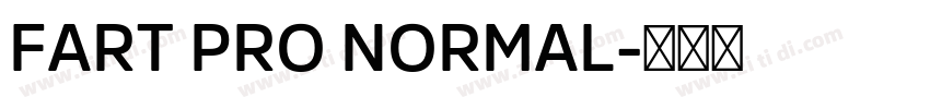 FART PRO NORMAL字体转换